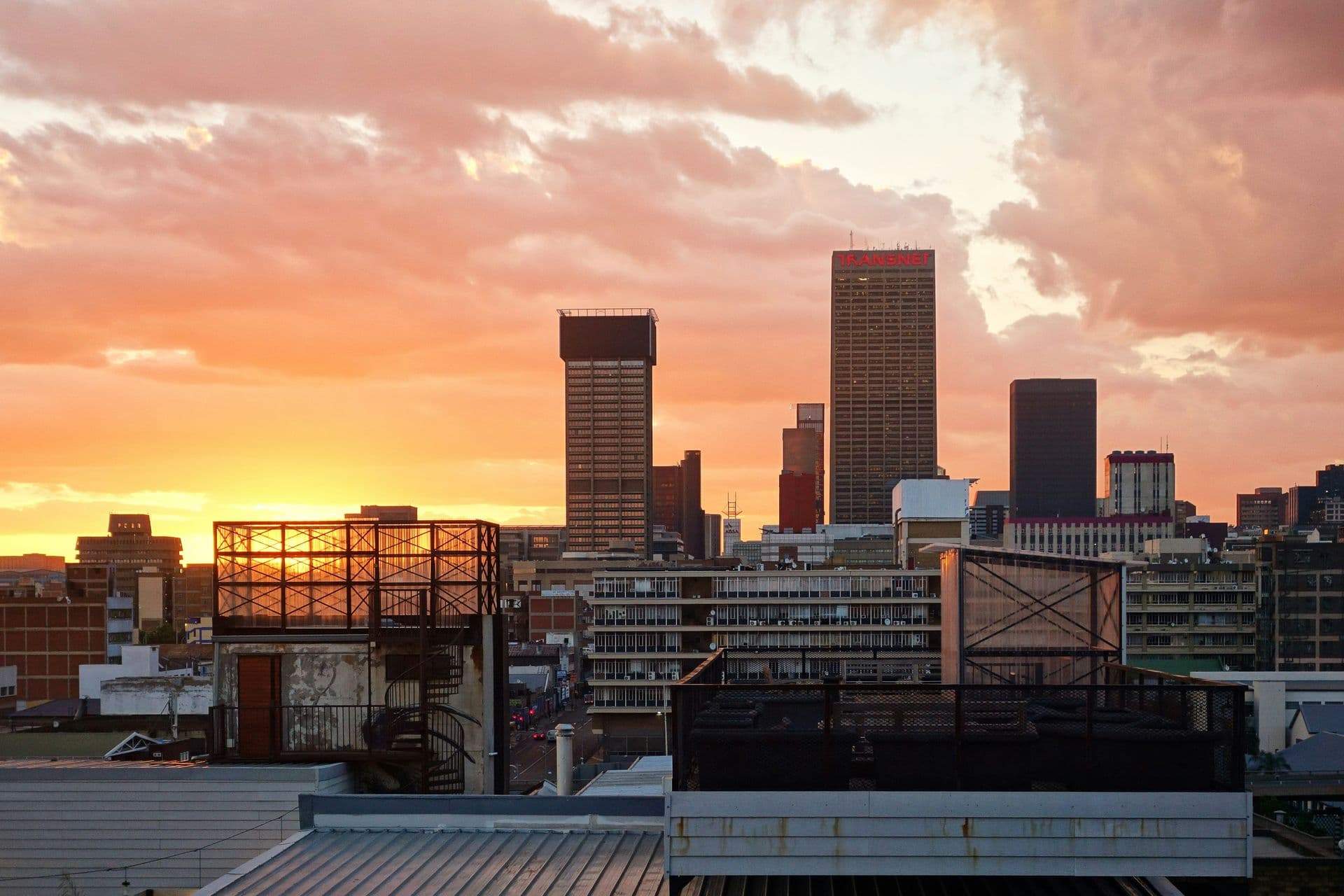 Johannesburg sunset