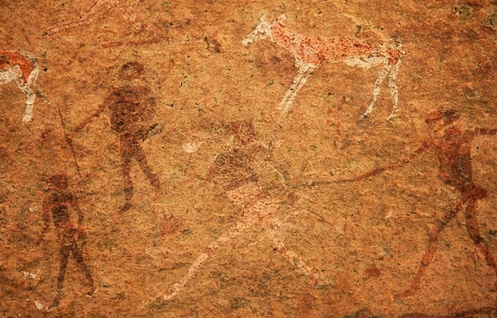 White Lady Painting Brandberg Damaraland