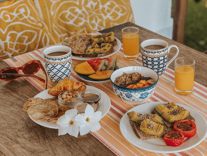 blue oyster hotel jambiani breakfast