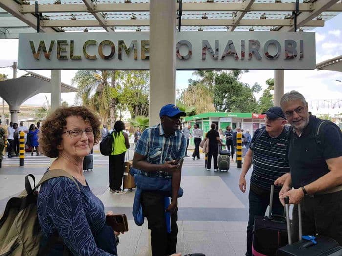 Ankunft in Nairobi