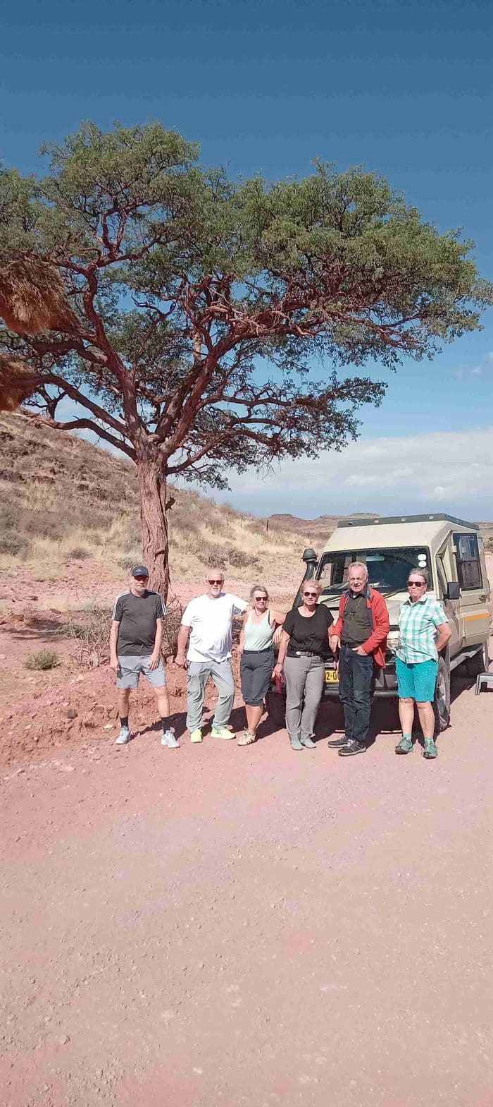 Tsaris-Hoogte Pass Gruppenfoto